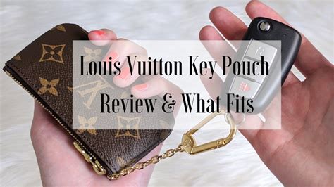 lv oversized key pouch|lv key pouch review.